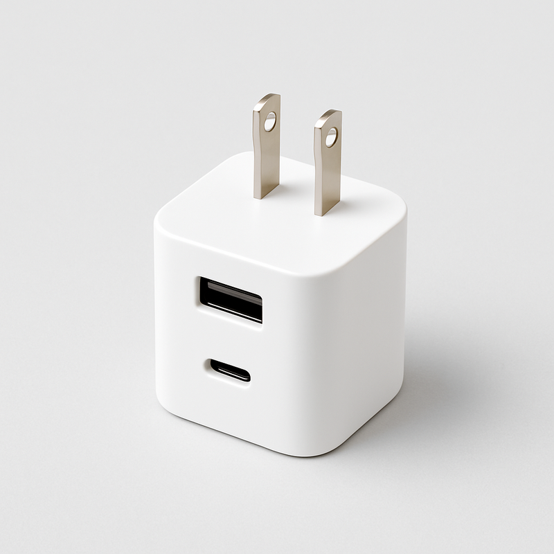 DualPort USB Wall Charger (USB-A + USB-C)